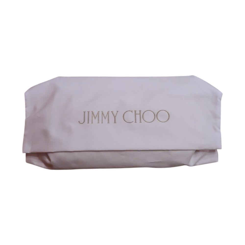 Jimmy Choo Filipa Cream Star-Studded Long Zip-around Wallet, Dust Cover, COA - Picture 8 of 8